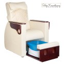 Fotel spa do pedicure z masażem pleców Azzurro 101 beżowy