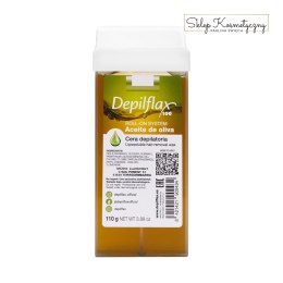 Depilflax 100 wosk do depilacji rolka oliwkowy 110 g