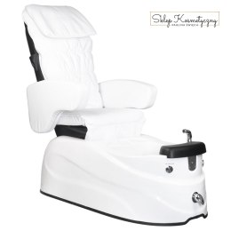Fotel pedicure spa AS-122 white z funkcją masażu i pompą