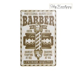 Tablica ozdobna barber B022