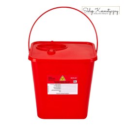 Pojemnik na odpady medyczne 5 L czerwony
