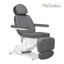 Elektryczny fotel kosmetyczny SILLON CLASSIC 3 silniki szary