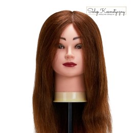 Główka treningowa fryzjerska Gabbiano WZ1 naturalne włosy, kolor 4H, długość 20