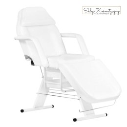 Fotel kosmetyczny A202 z kuwetami biały